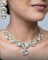 The Indian Uncut Kundan Suroor Necklace Set